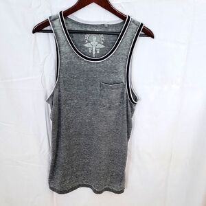 Gray Tank Top with Pocket